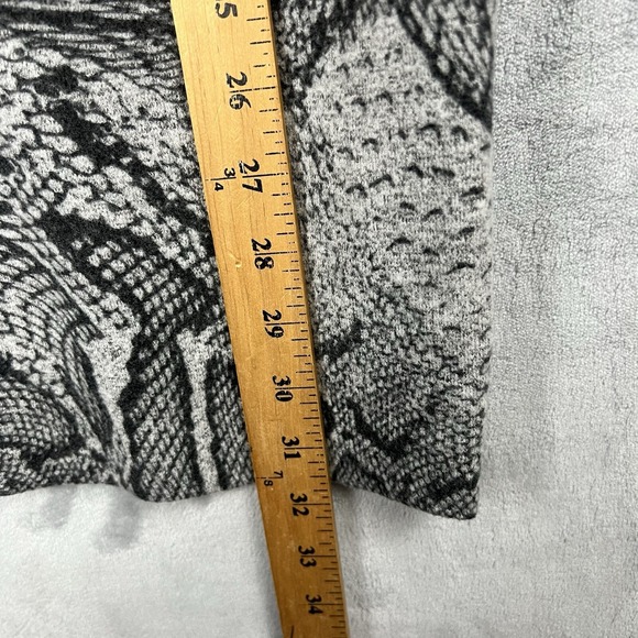 Women Sweater White House Black Market  Medium Tunic  Neck Snit Tunic  Skin Gray - Picture 7 of 12